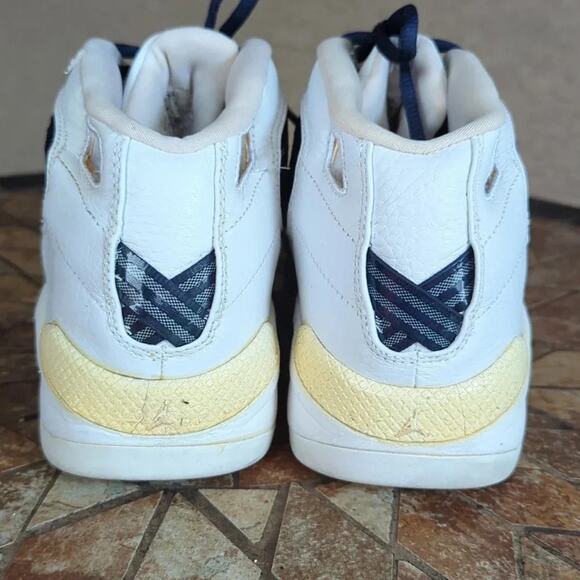 2002 Vintage Nike Air Jordan Jumpman Team Bizness 020810-LN3 Sz 10.5 White/Blue - Picture 4 of 10